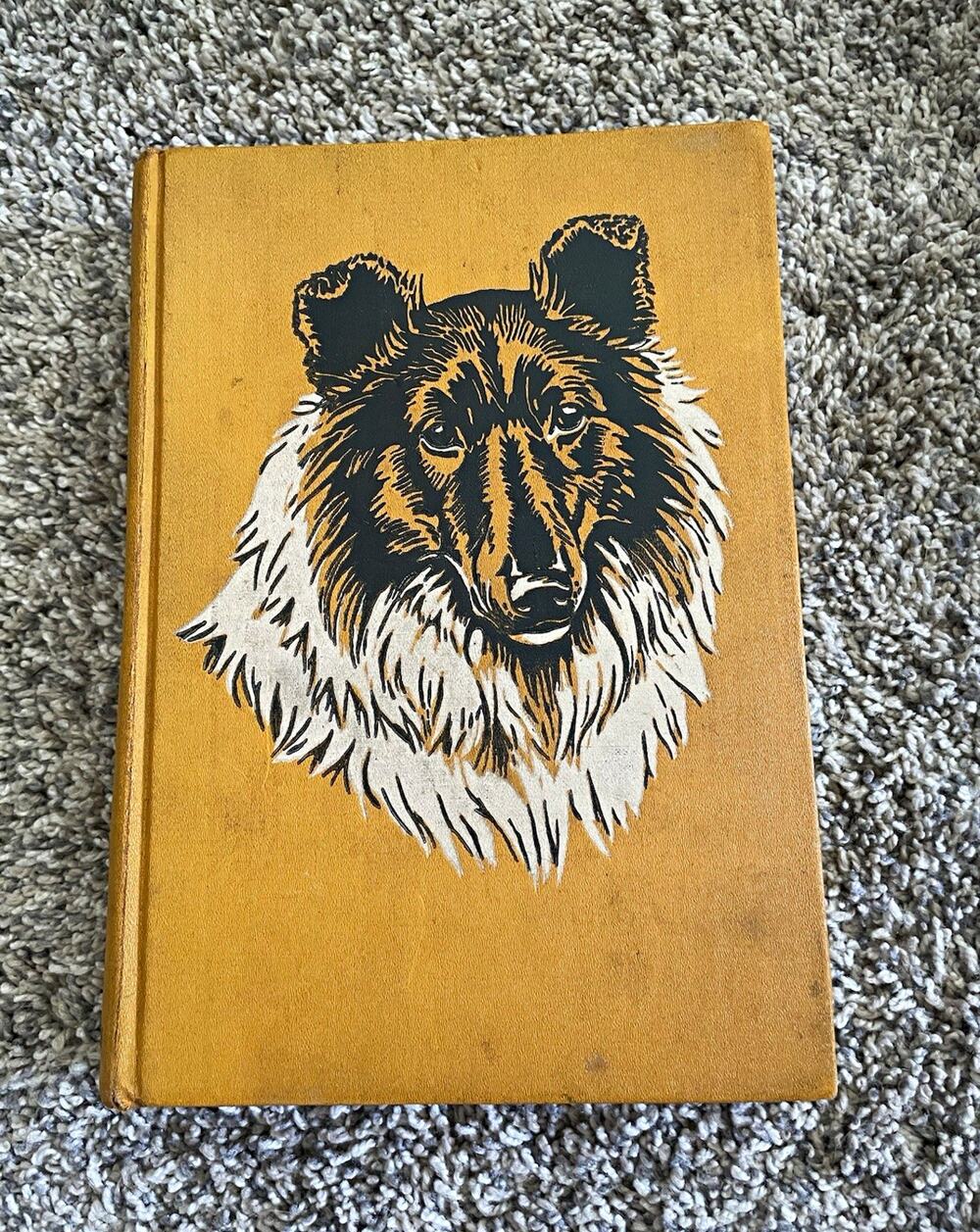 Lassie Come Home Vintage Hardcover Book by Eric Knight 7th Printing 1941